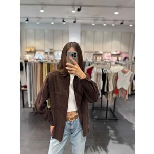 GÖMLEK 4699 - QATRE - 25KGM4699 - KAHVE - L