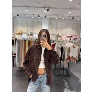 GÖMLEK 4699 - QATRE - 25KGM4699 - KAHVE - L