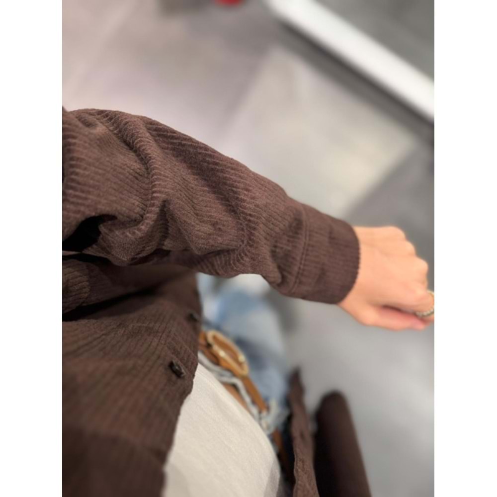 GÖMLEK 4699 - QATRE - 25KGM4699 - KAHVE - L