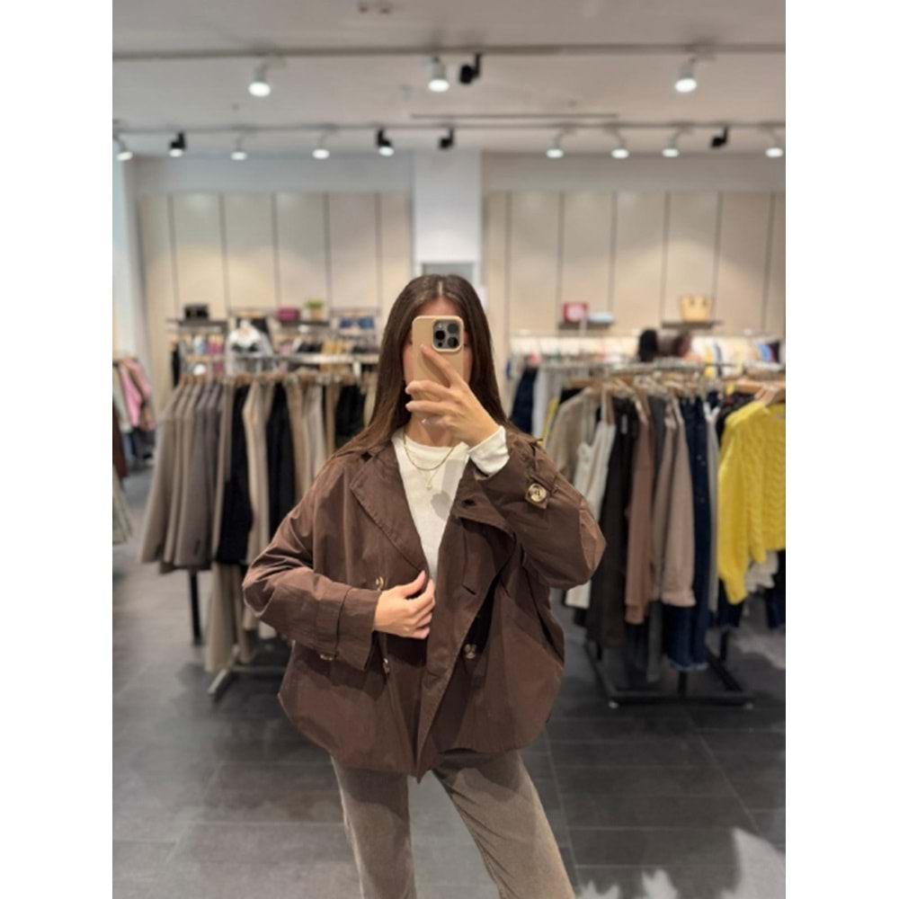 TRENÇKOT 4004 - QATRE - 25KTRÇ4004 - KAHVE - S