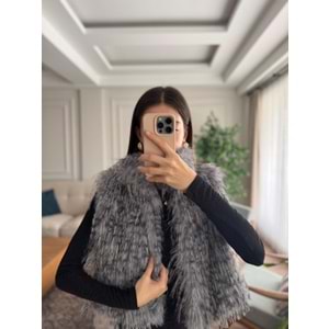 YELEK 7656 - QATRE - 25KYLK7656 - GRİ - S