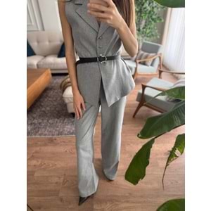 PANTOLON 9234 - QATRE - 25KPN9234 - GRİ - S