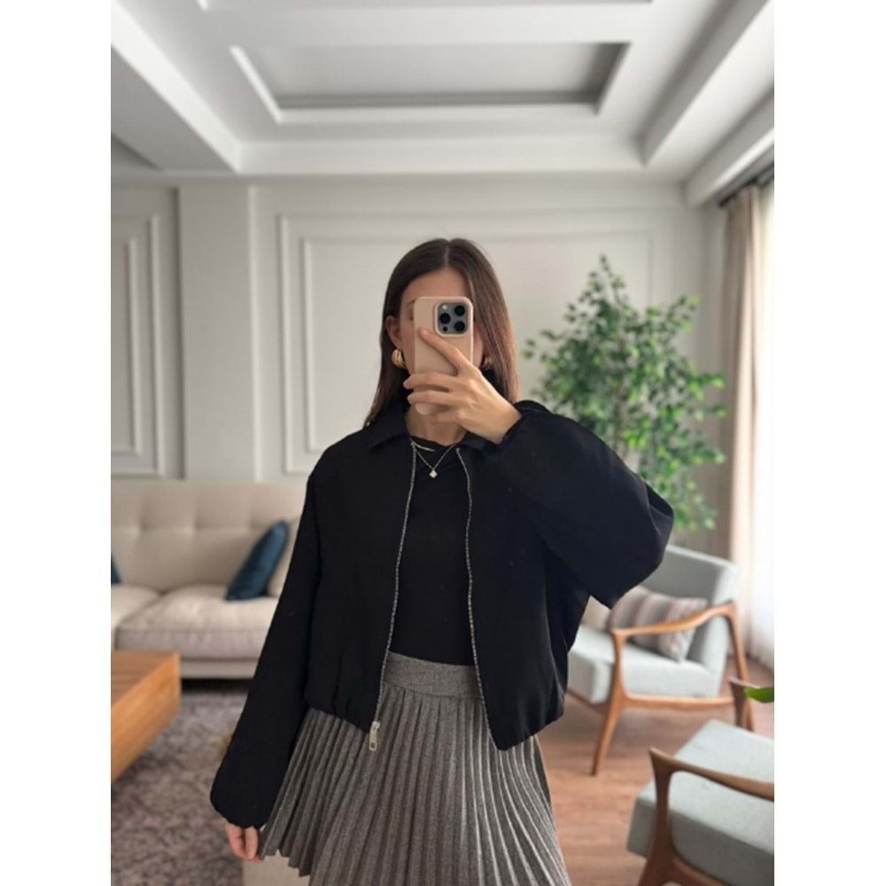 CEKET 7643 - QATRE - 25KCKT7643 - SİYAH - S