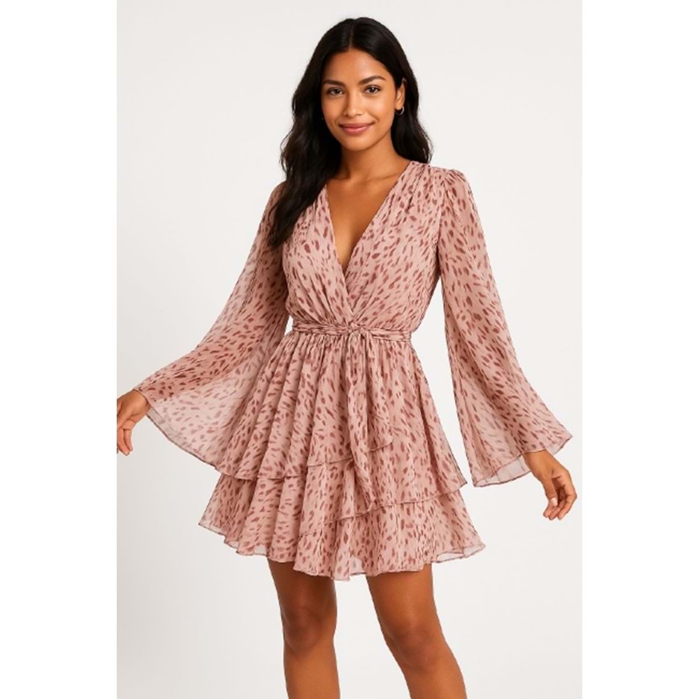 ELBİSE 1011 - QATRE - 25KEL1011 - BEJ - M