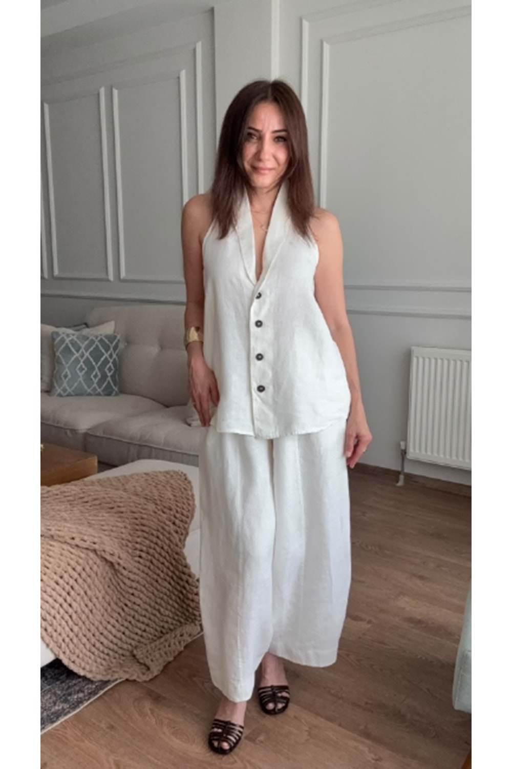PANTOLON 8388 - QATRE - 26YPN8388 - BEYAZ
