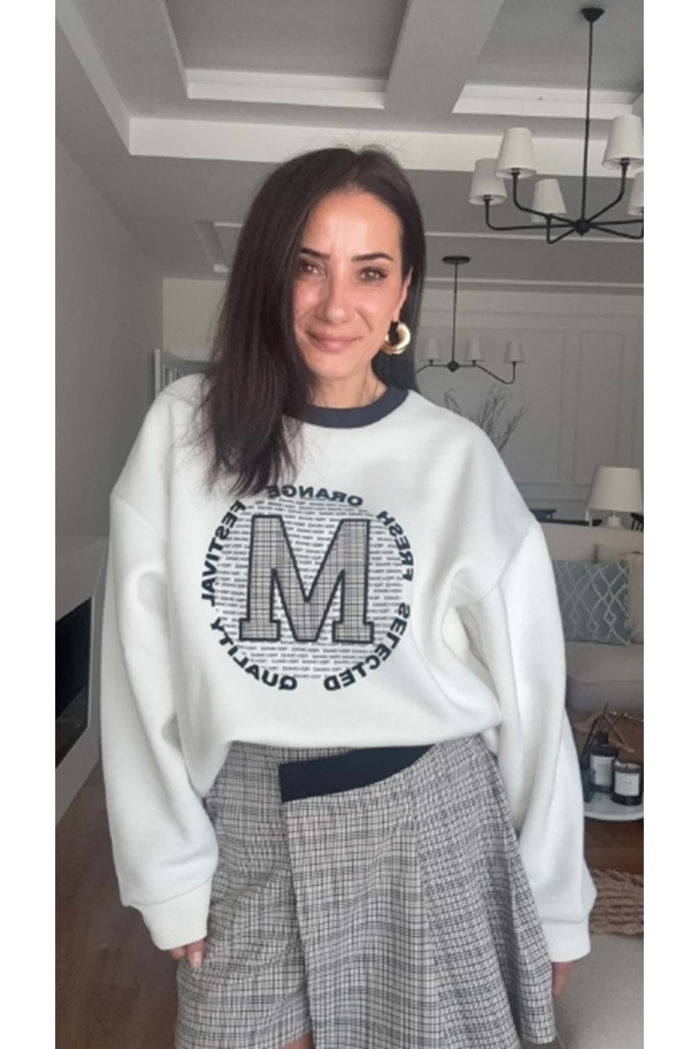 SWEATSHIRT 2567 - QATRE - 26KSW2567 - EKRU