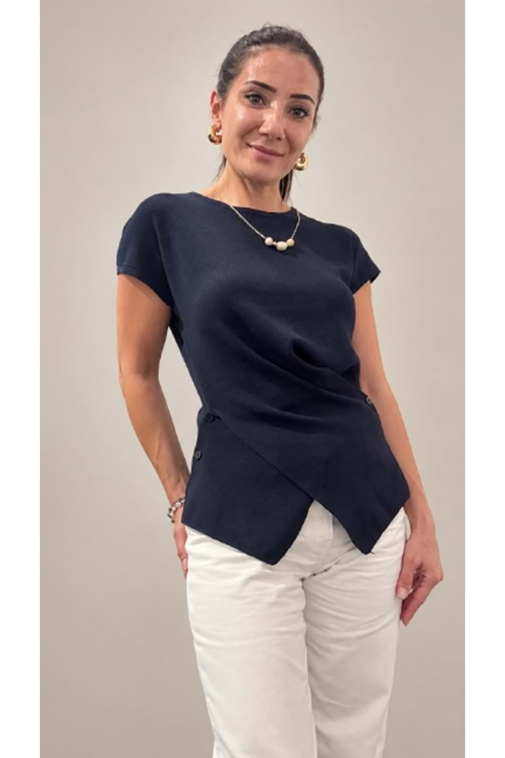 TRİKO 5433 - QATRE - 26KTR5433 - LACİVERT