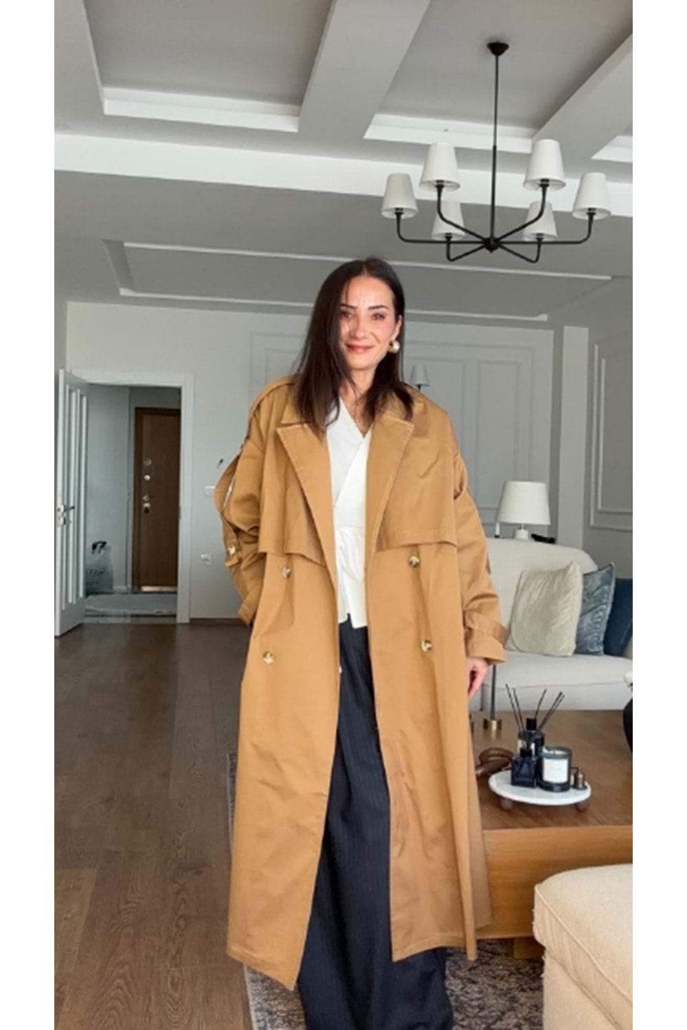 TRENÇKOT 6340 - QATRE - 26KTRÇ6340 - CAMEL